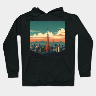 Vintage retro Tokyo Hoodie